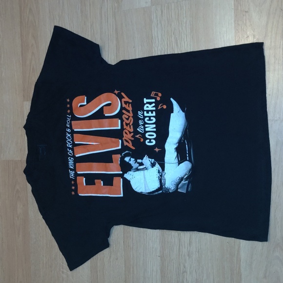 Elvis Presley 70's Live In Concert King Of Rock And Roll T-Shirt S - Picture 1 of 7